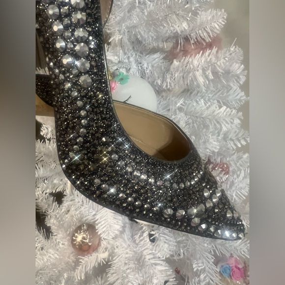 Gianni Bini rhinestone embellishments heels size 9.5 - Picture 12 of 12